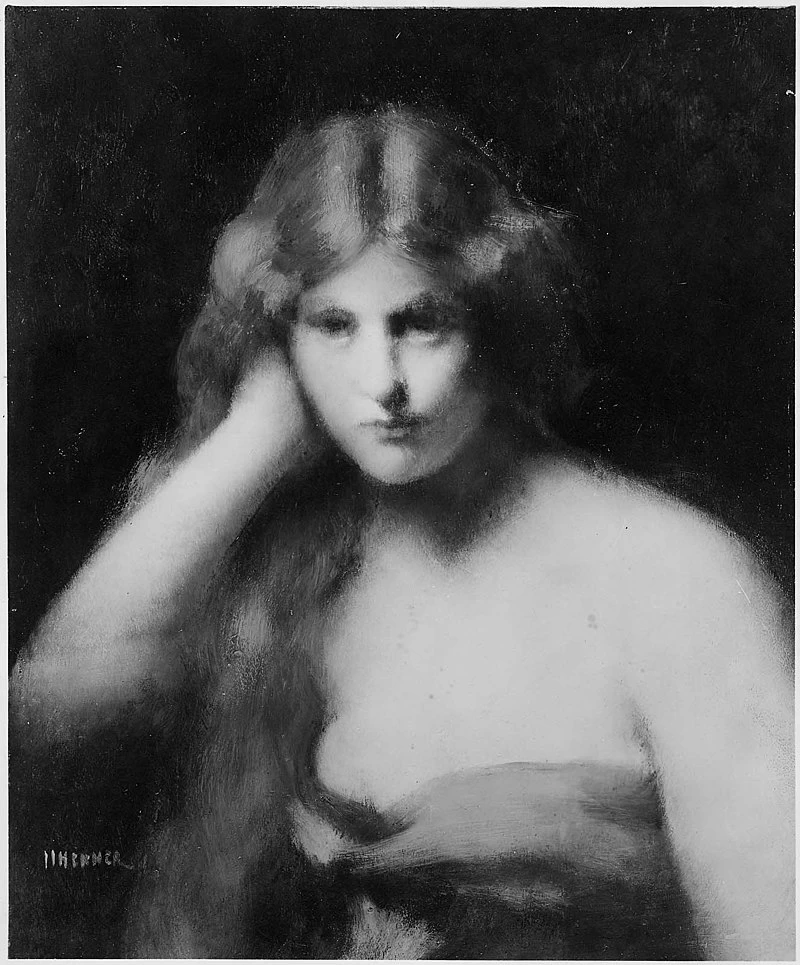 Giovane donna con capelli castani - Museum of Fine Arts Boston